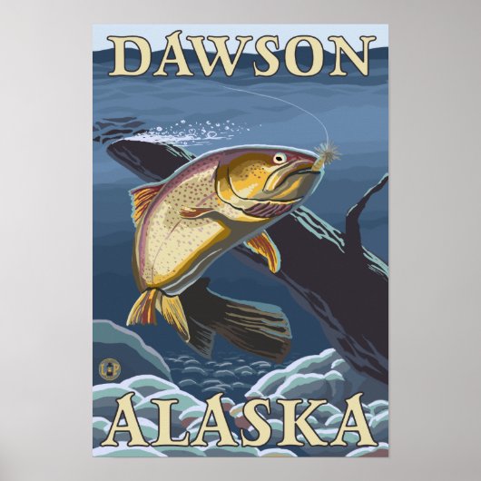 Trout Vist kruissectie - Dawson, Alaska Poster (Voorkant)