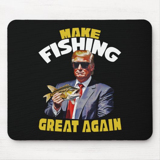 Trout Vist Make Vissen Great opnieuw Trump won 2 Muismat (Voorkant)
