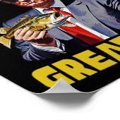 Trout Vist Make Vissen Great opnieuw Trump won 2 Poster (Hoek)