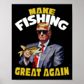 Trout Vist Make Vissen Great opnieuw Trump won 2 Poster (Voorkant)