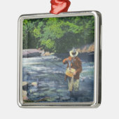 Trout Vist op Catherine's Creek Metalen Ornament (Links)