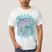 Trout Vist T-shirt op maat (Voorkant)