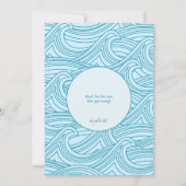 Trout Vist uitnodiging van de Pensioneringspartij (Achterkant)