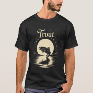 Trout Vliegvishaakwerk Bruine Forel Kostuum Forel T-shirt