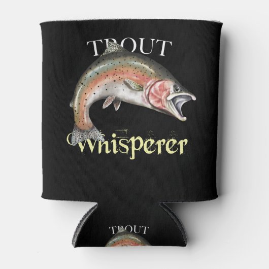 Trout Whisperer Dark Blikjeskoeler (Voorkant)