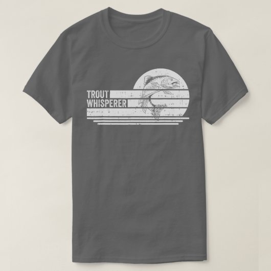 Trout Whisperer Fly Tying Anglers Vist ( T-shirt (Design voorkant)
