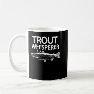 Trout Whisperer T-Shirt Funny Fly Fisherman T-shir Koffiemok