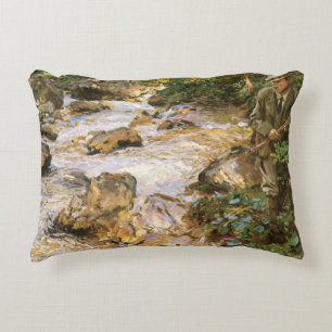 Troutbeek in Tirol door John Singer Sargent Accent Kussen