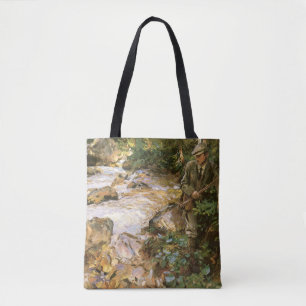 Troutbeek in Tirol door John Singer Sargent Tote Bag