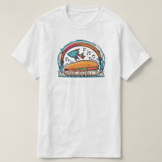 Troutdog Records Logo T-shirt (Design voorkant)