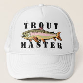 Troutinehoofd Trucker Pet (Voorkant)