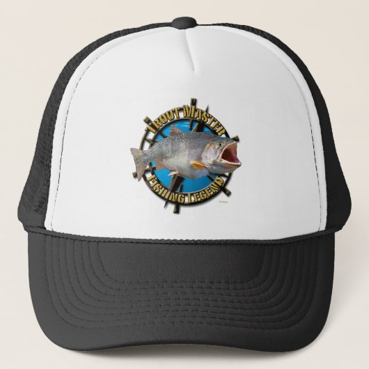 Troutinehoofd Trucker Pet (Voorkant)