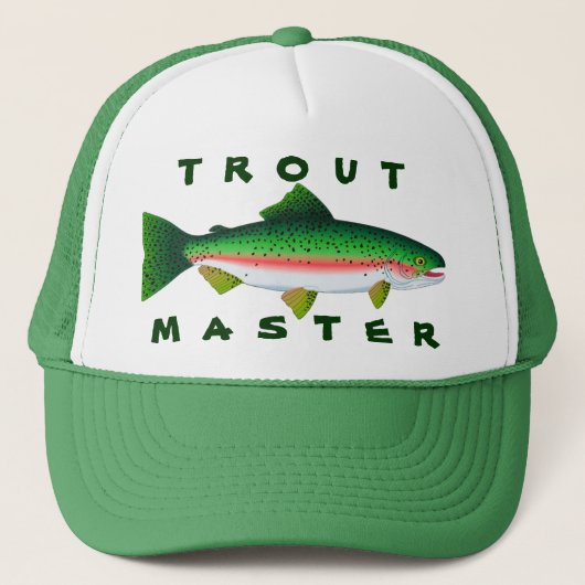 Troutinehoofd Trucker Pet (Voorkant)
