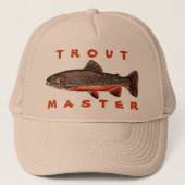 Troutinehoofd Trucker Pet (Voorkant)