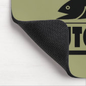 Troutineoloog - Humoureus forel vis Muismat (Hoek)