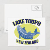 Troutinevismeer taupo nieuw-zeeland briefkaart (Voorkant / Achterkant)