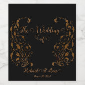 Troutman Romantiek Steampunk Sprookje Wijn Etiket (Enkel label)