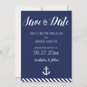 Troutse Magnetische Trouwkaart Datum Stroken Magnetische Uitnodiging (Voorkant)