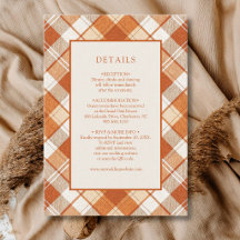 Troutse Vintage Oranje Gestreepte Gingham Details