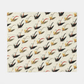 Troutvliegen Vissen Fleece Deken (Voorkant (Horizontaal))