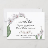 Troutwitje Orchidee Huwelijkscalligrafie