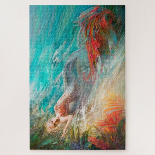 Trouvaille mermaid legpuzzel (Verticaal)