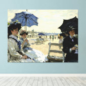Trouville Beach Canvas Afdruk (Insitu (Houten vloer))