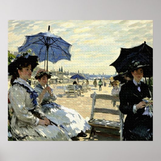 Trouville Beach Poster (Voorkant)