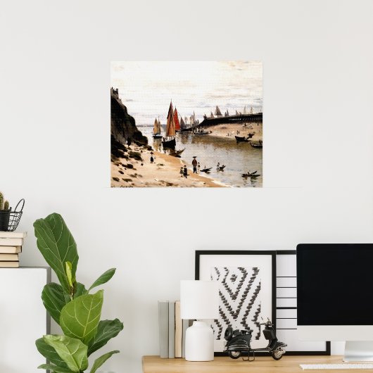 Trouville Breakwater Poster (Thuiskantoor)