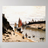 Trouville Breakwater Poster (Voorkant)