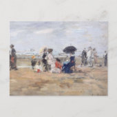 Trouville, Scène de plage - Eugène Boudin Briefkaart (Voorkant)