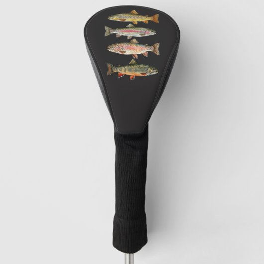 Trouvisser - Forelvisserij Design Golfheadcover (Voorkant)