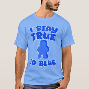 Trouw aan Blauwe Spelers Kleur T-shirt