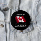 Trouw aan Canada Knop Ronde Button 4,0 Cm (In situ)