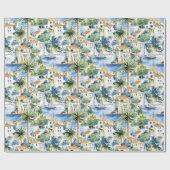 Trouw aan de Middellandse Zeekust Cadeaupapier (Vlak)