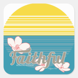 trouw aan de sticker