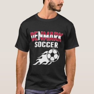 Trouw aan Denemarken Voetbalfans T-shirt - Deense