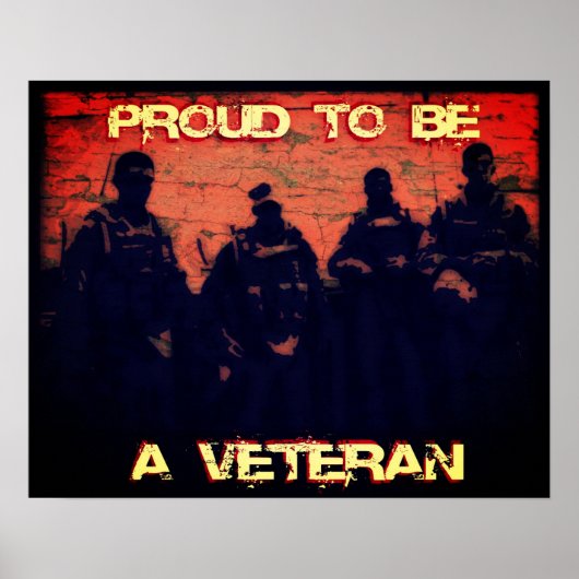Trouw aan een Veteranen Poster (Voorkant)