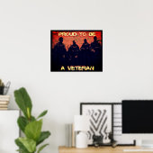 Trouw aan een Veteranen Poster (Thuiskantoor)