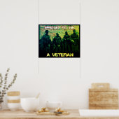 Trouw aan een Veteranen Poster (Keuken)