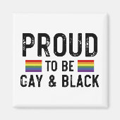 Trouw aan gay en zwart te zijn magneet (Voorkant)