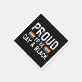 Trouw aan gay en zwart zijn servet (Hoek)