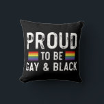 Trouw aan het zijn Gay en Black Pride Month 2025 Kussen<br><div class="desc">Trouw aan het zijn Gay en Black Pride Month 2025</div>
