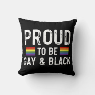 Trouw aan het zijn Gay en Black Pride Month 2025 Kussen