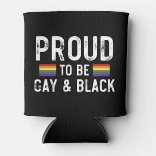 Trouw aan het zijn van Homoseksueel en Zwart Pride Blikjeskoeler