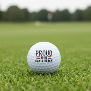Trouw aan homoseksualiteit en Black Rainbow Pride Golfballen