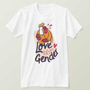 Trouw aan homoseksualiteit Liefde kent geen geslac T-shirt