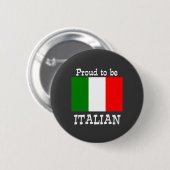 Trouw aan Italië Ronde Button 5,7 Cm (Voorkant /achterkant)
