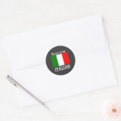 Trouw aan Italië Ronde Sticker (Envelop)