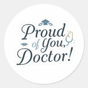 Trouw aan jou dokter sticker 